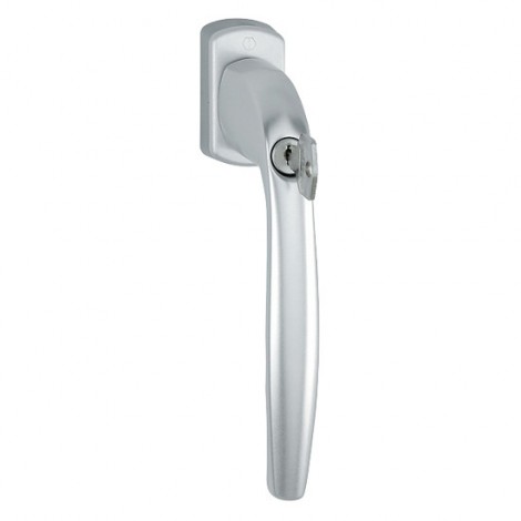 HOPPE New York abschließbarer Parallel-Schiebe-/Kipptürgriff - F1 Aluminium Natur
