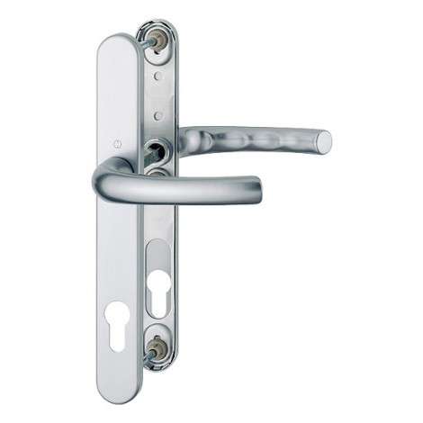 HOPPE Tôkyô Profiltür-Langschildbeschlag - Türgriff - F1 Aluminium Natur