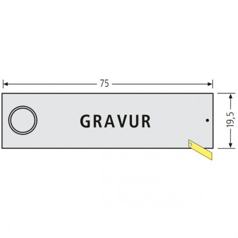 RENZ RSA2 kompakt Namenschild