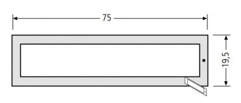RSA2 Namensschildabdeckung