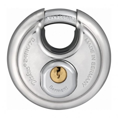 ABUS Diskus-Hangschloss 24RK/70 mit auswechselbarem Zylinder