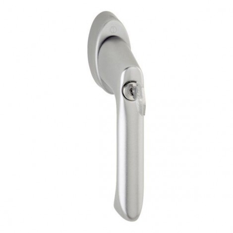 HOPPE Brest Fenstergriff 0739S/US954 - F1 Aluminium Natur