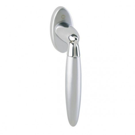 HOPPE Athinai Fenstergriff M056/U937 - F49-R/F98-R verchromt/matt verchromt-Resista