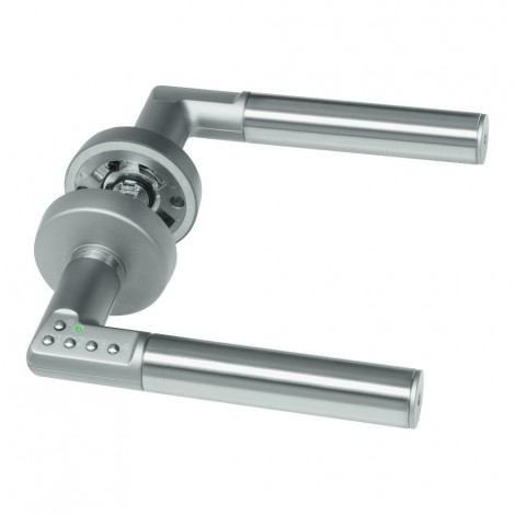 ASSA ABLOY digitaler Türbeschlag Code Handle DIN Rechts