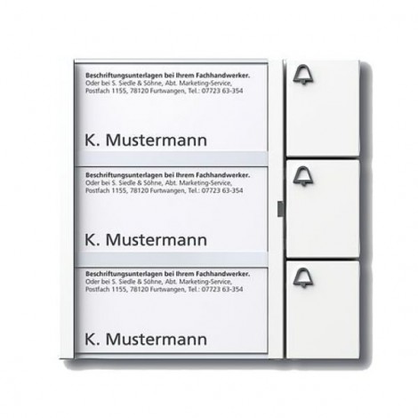 SSS Siedle Tasten-Modul TM 612-3