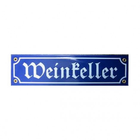 Münder-Email Schild - Weinkeller