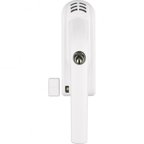 ABUS Fenstergriff FG300A mit Druckzylinder und Alarm - weiß