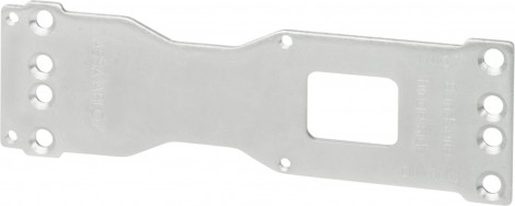 Montageplatte A120, silber