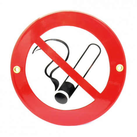 Münder-Email Schild - Nichtraucher