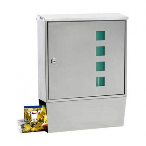 KNOBLOCH - Briefkasten Portland Design E mit Zeitungsfach