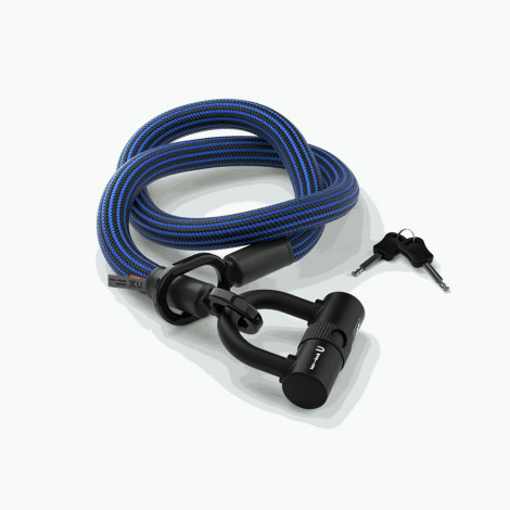 tex-lock Fahrradschloss eyelet - blau - 120 cm