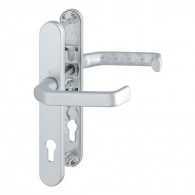 HOPPE Liverpool Profiltür-Langschildbeschlag - Türgriff  - F1-2 Aluminium Natur matt