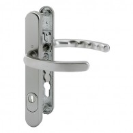 HOPPE Luxembourg Profiltür-Schutzbeschlag mit Zylinder-Abdeckung - Türgriff - F9 Aluminium Stahl