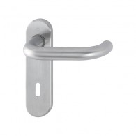 HOPPE Paris Kurzschild-Garnitur E138Z/353K - Ovalbart