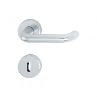 HOPPE Paris Rosetten-Objektgarnitur - F1 Aluminium Natur - Ovalbart