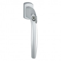 HOPPE New York abschließbarer Parallel-Schiebe-/Kipptürgriff - F1 Aluminium Natur