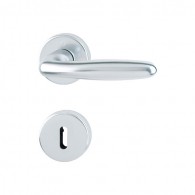 HOPPE Verona Rosetten-Garnitur - F1 Aluminium Natur - Ovalbart