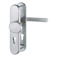 HOPPE Amsterdam Schutzbeschlag ohne Zylinder-Abdeckung SK2 - 72 mm