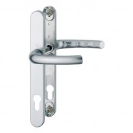 HOPPE Tôkyô Profiltür-Langschildbeschlag - Türgriff - F1 Aluminium Natur