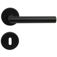 FELGNER Drückergarnitur "Como" in schwarz (Buntbart)