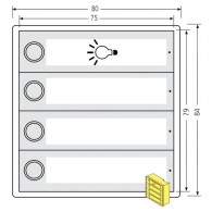 RENZ Kunststoff-Tastenmodul RSA2 kompakt 