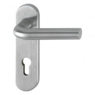 HOPPE Bonn Kurzschild-Garnitur E150Z/353K - F69 Edelstahl matt - PZ