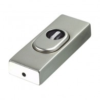 ABUS Schutzrosette mit Zylinderschutz RSZS316 in Neusilber (F2)