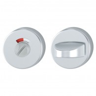 HOPPE WC-Rosette 42KVS mit Frei / Besetzt-Anzeige in Aluminium Natur (F1)