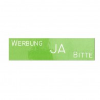 KNOBLOCH Namensschild-Einlage Werbung Ja/Nein