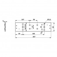 DORMA Montageplatte TS 91