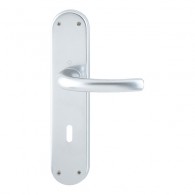 HOPPE Tôkyô Langschild-Renovationsgarnitur - F1 Aluminium Natur - Ovalbart