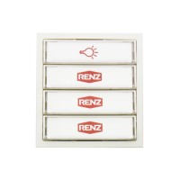 Tastenmodul mit 1 Lichttaster und 3 Klingeltaster