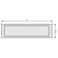 RENZ Namensschild 09 - 75 x 19,5 mm