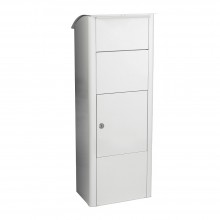 MEFA Beech - Paketkasten aus Stahl-Verkehrsweiß (RAL 9016)