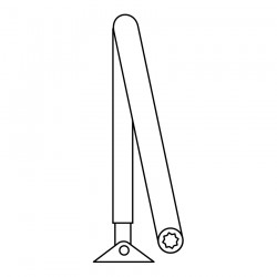 DORMA Flachformgestänge für DORMA TS 73, 83