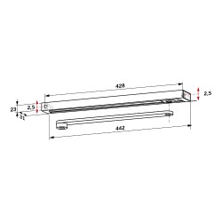 DORMA Gleitschiene G-N für TS 91/92/93