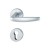 HOPPE Atlanta Rosetten-Garnitur 1530/42KV/42KVS - F1 Aluminium natur - PZ