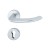 HOPPE Marseille Rosetten-Garnitur - F1 Aluminium Natur