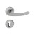 HOPPE Marseille Rosetten-Garnitur - F9 Aluminium Stahl