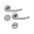 HOPPE Marseille Rosetten-Garnitur - F9 Aluminium Stahl