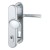 HOPPE Stockholm Schutzbeschlag mit Zylinder-Abdeckung SK2 - F1 Aluminium Natur - 92 mm