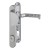 HOPPE Liverpool Profiltür-Schutzbeschlag mit Zylinder-Abdeckung - gekröpfte Griffplatte - F9 Aluminium Stahl