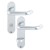 HOPPE Paris Kurzschild-Objektgarnitur - F1 Aluminium Natur - WC/Bad