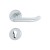 HOPPE Paris Rosetten-Objektgarnitur - F1 Aluminium Natur - PZ