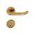 HOPPE Paris Rosetten-Garnitur - F4 Aluminium Bronze - Ovalbart