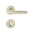 HOPPE Verona Rosetten-Garnitur - F2 Aluminium Neusilber - Ovalbart
