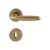 HOPPE Verona Rosetten-Garnitur - F4 Aluminium Bronze - Ovalbart