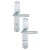 HOPPE Vitória Langschild-Garnitur 1515/273P - F1 Aluminium Natur - WC/Bad