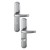 HOPPE Atlanta Langschild-Garnitur 1530/273P  - F9 Aluminium Stahl - WC/Bad