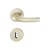 HOPPE Tôkyô Rosetten-Garnitur - F2 Aluminium Neusilber - Ovalbart